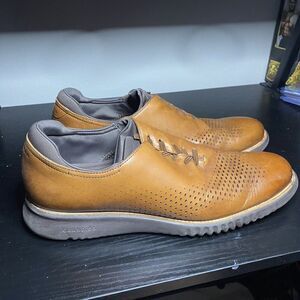 Cole Haan ZeroGrand 2.0 C25351 Mens Shoes size 11 Brown Oxford Lined Laser